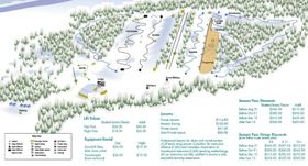 Pistenplan Batawa Ski Hill