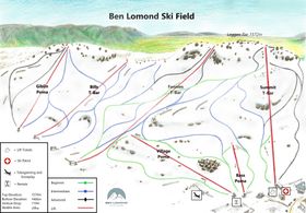 Pistenplan Ben Lomond