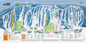 Pistenplan Blue Mountain Resort