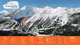 Pistenplan Castle Mountain Resort