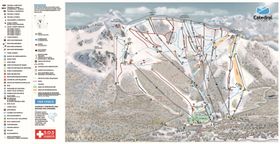 Pistenplan Catedral Alta Patagonia