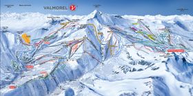 Pistenplan Valmorel (Le Grand Domaine)