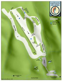 Pistenplan Cochran Ski Area