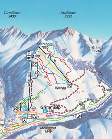 Pistenplan Grimmialp Diemtigtal