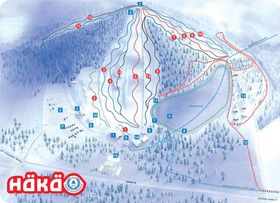 Pistenplan Häkärinteet