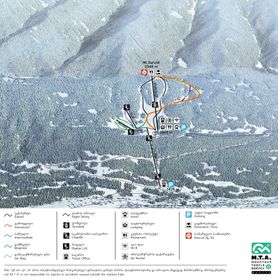 Pistenplan Hatsvali - Mestia