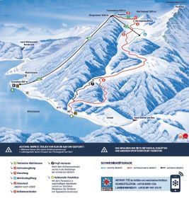 Pistenplan Herzogstandbahn Walchensee