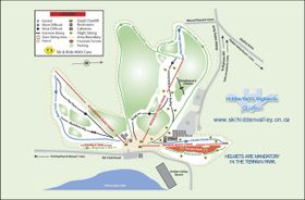 Pistenplan Hidden Valley Highlands