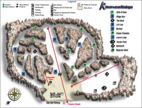 Pistenplan Kinosoo Ridge Snow Resort