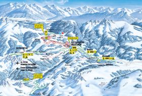 Pistenplan Kötschach Mauthen