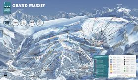 Pistenplan Le Grand Massif