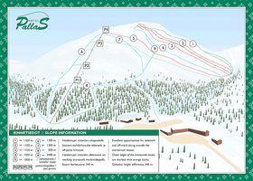 Pistenplan Pallas