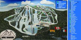 Pistenplan Poley Mountain