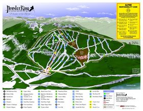 Pistenplan Powder King