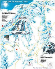 Pistenplan Prüm Schwarzer Mann