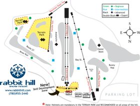 Pistenplan Rabbit Hill Ski and Snowboard Center