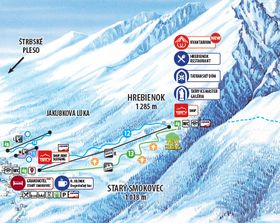 Pistenplan Stary Smokovec