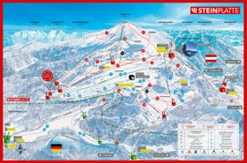 Pistenplan Steinplatte Winklmoosalm