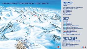 Pistenplan Stilfser Joch