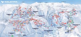 Pistenplan Via Lattea