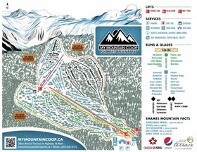 Pistenplan Shames Mountain