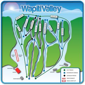 Pistenplan Ski Wapiti Valley