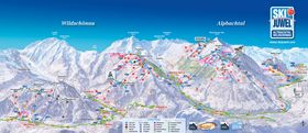 Pistenplan Ski Juwel Alpbachtal Wildschönau