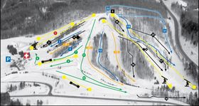 Pistenplan Ski Lakeridge