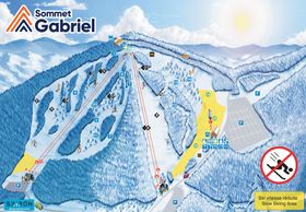 Pistenplan Ski Mont Gabriel