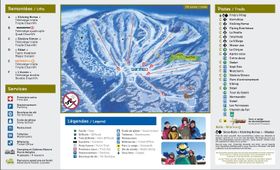 Pistenplan Ski Morin Heights