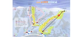 Pistenplan Ski Oravska Lesna