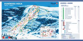 Pistenplan SKI PARK Kubinska hola