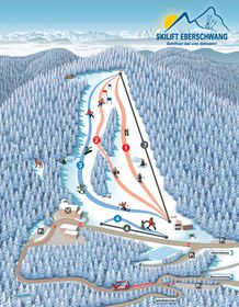 Pistenplan Skilift Eberschwang