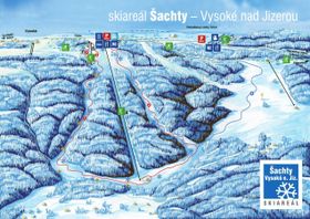 Pistenplan Sachty - Vysoke nad Jizerou