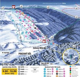 Pistenplan Zacler - Arrrakis