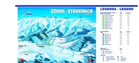 Pistenplan Zdiar Strednica