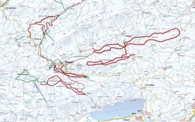 Loipenplan Missen - Wilhams - Wiederhofen