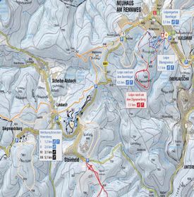 Loipenplan Neuhaus am Rennweg