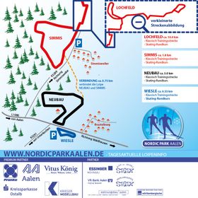Loipenplan Nordic-Park Aalen