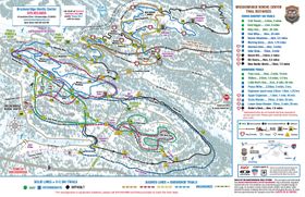 Loipenplan Breckenridge Nordic Center