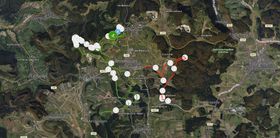 Loipenplan Genkingen - Sonnenbühl