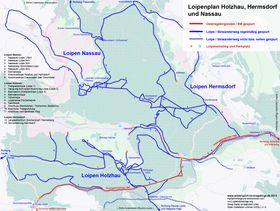 Loipenplan Holzhau