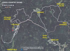 Loipenplan Pokljuka
