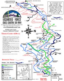 Loipenplan Enchanted Forest Cross Country Ski Area