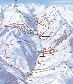 Loipenplan Saalbach Hinterglemm