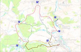 Loipenplan Schlettau-Scheibenberg