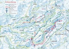 Loipenplan Skilanglaufzentrum Westfeld Ohlenbach