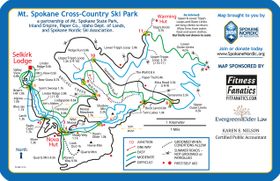 Loipenplan Spokane Nordic