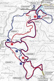Loipenplan Thurnerspur St. Märgen
