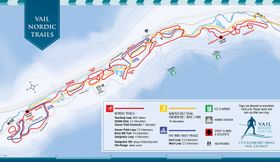 Loipenplan Vail Nordic Center